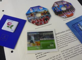 Briefmarken extravagant: aus Metall, rund… Briefmarken aus verschiedensten Stoffen, nicht nur aus Papier