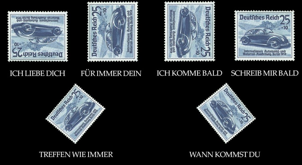 Beispiel für die Briefmarkensprache