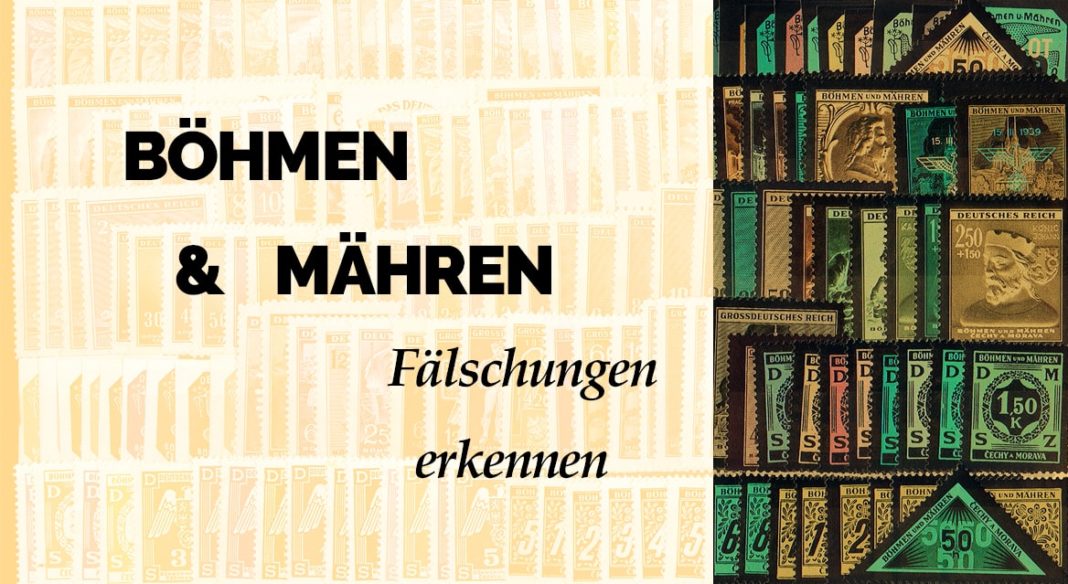 Böhmen und Mähren - Fälschungen erkennen - Briefmarken