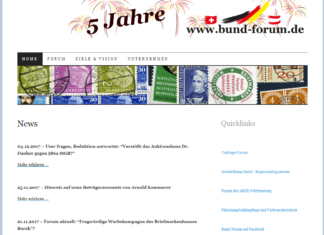 Vorstellung des Bund-Forums – für alle Freunde der Philatelie Bund Forum Screenshot - Der Bund für Philatelisten