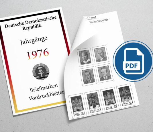 Vordruckblätter DDR 1976 – kostenloser PDF-Download